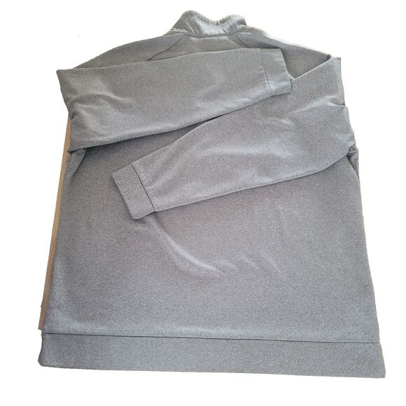 CLEARANCE Nike Dri Fit Mens 1/4 Zip Light Weight Pullover Gray XL Sweatshirt - Picture 2 of 7